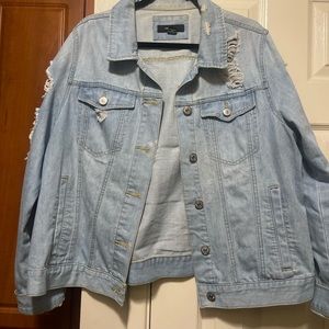 Distressed Jean jacket